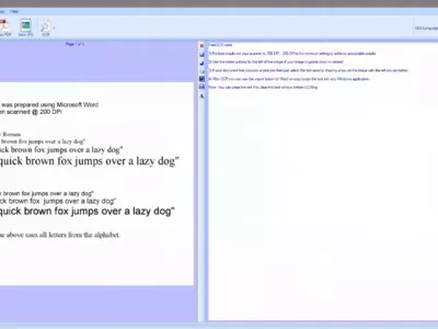 FreeOCR screenshot 3
