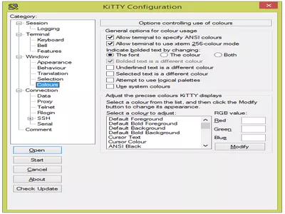 KiTTY screenshot 20