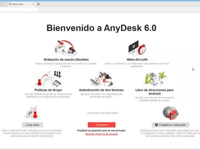 AnyDesk screenshot 1