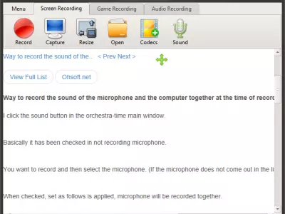 oCam screenshot