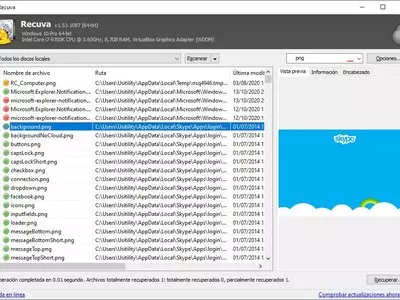 Recuva screenshot 13