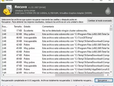 Recuva screenshot 17