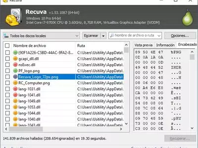Recuva screenshot 19