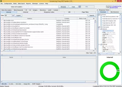 Screaming Frog SEO Spider screenshot 7