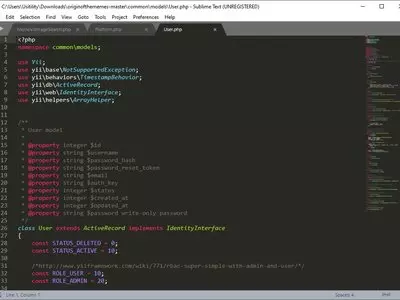 Sublime Text screenshot 2