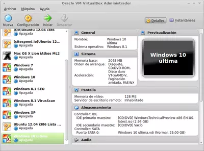 VirtualBox screenshot 3