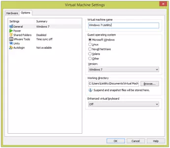VMware Player screenshot