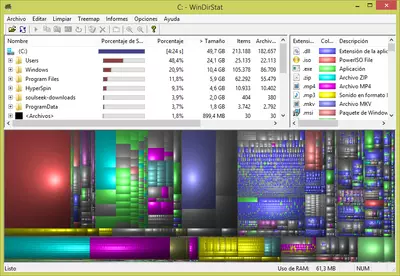 WinDirStat screenshot 11