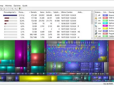 WinDirStat screenshot 8