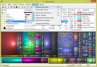 WinDirStat screenshot 14