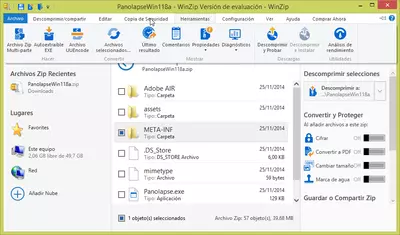 WinZip screenshot 7