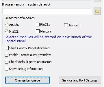 XAMPP screenshot 5