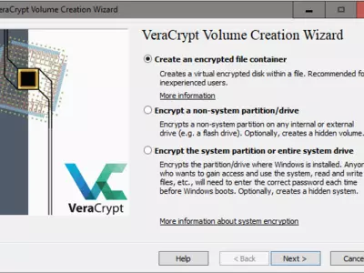 VeraCrypt screenshot