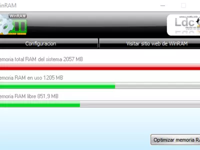 WinRAM screenshot