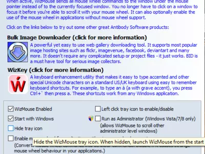 WizMouse screenshot 2